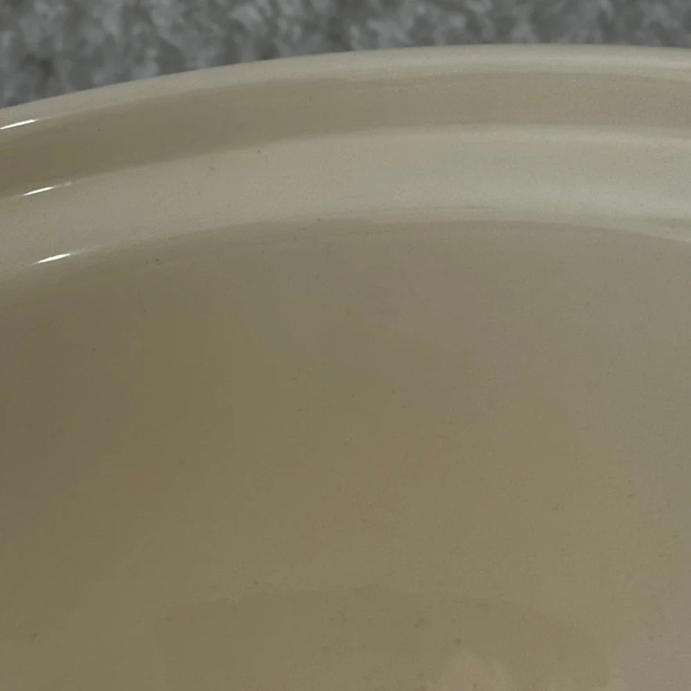 Mason Cash S12 Mixing Bowl Yellow Embossed Earthenware 11.5 Inch Made in England